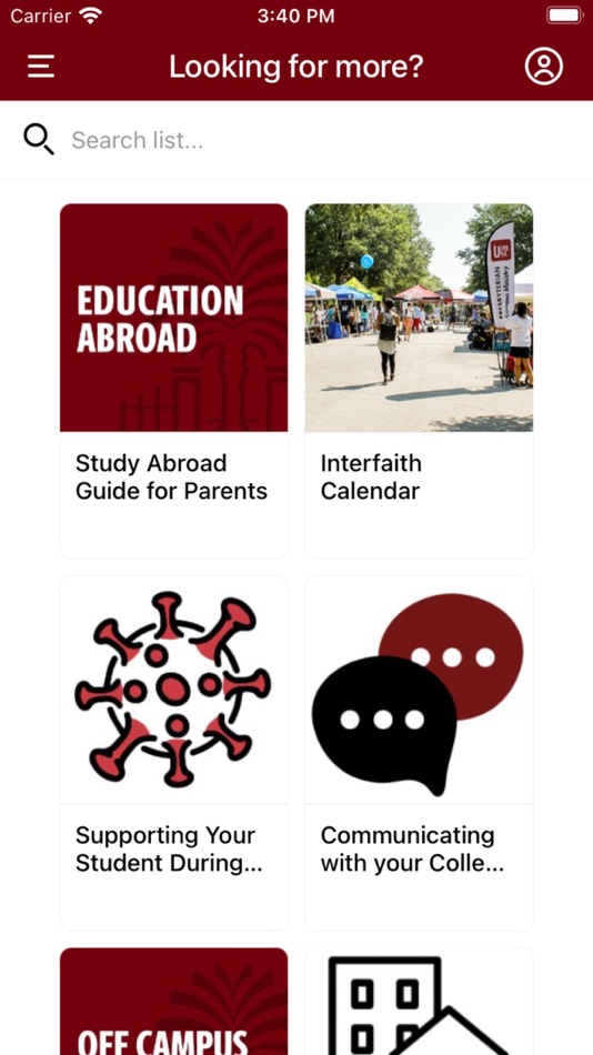 #3. USC Parent & Family Programs (iOS) 由: University of South Carolina