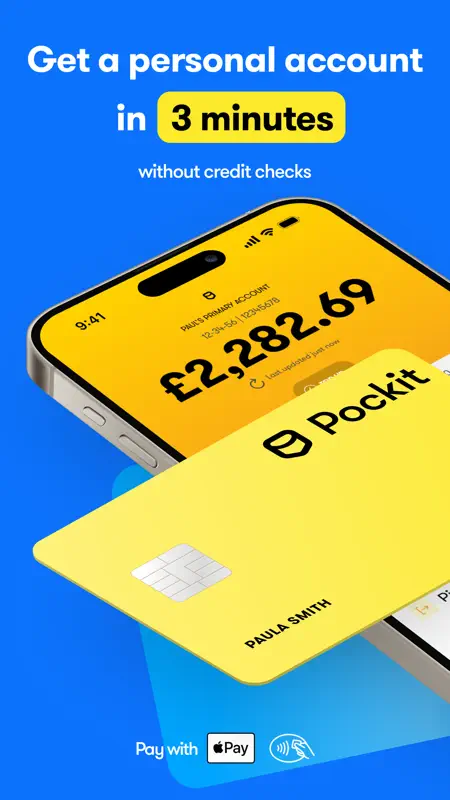 Pockit: Bank Card Alternative screenshot 1 of 9