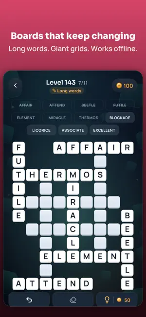 Crossword Fill-Ins: Word Nest screenshot 3