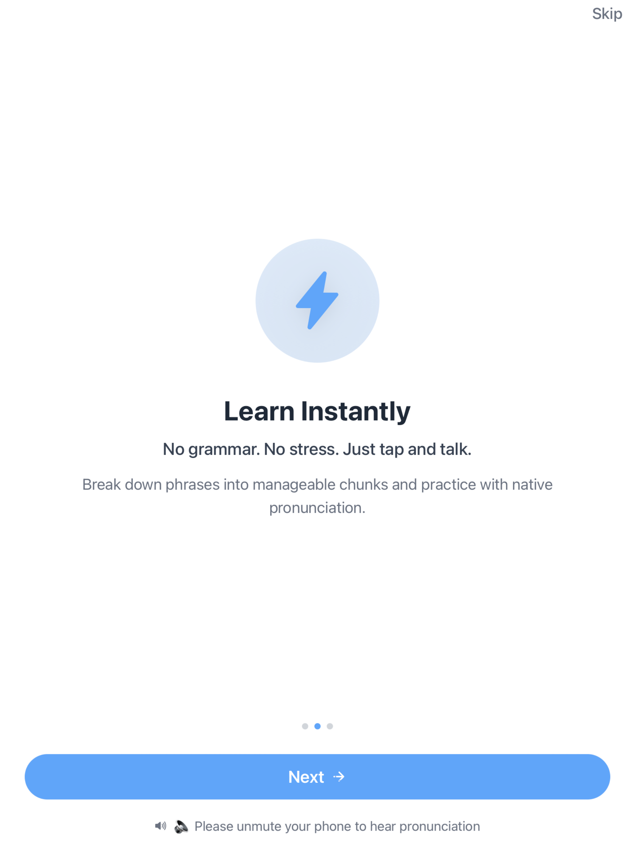 Instant Japanese: Tap & Speak