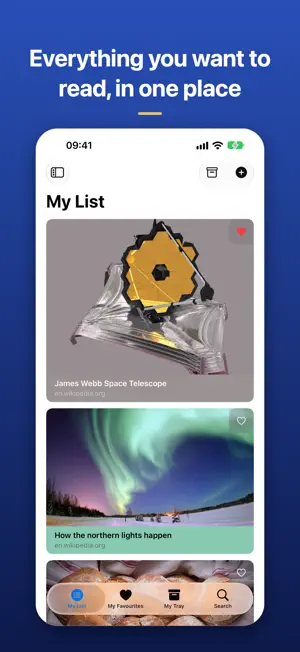 Markee: Read Later & Bookmarks screenshot 1