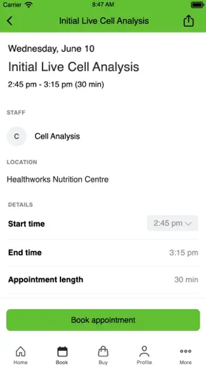 Healthworks Nutrition Centre screenshot 3