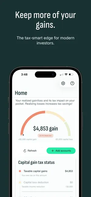 CGai: Tax-Smart Investing screenshot 1