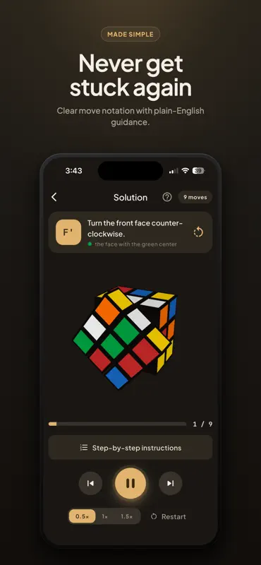 Solve My Cube – Scan & Guide screenshot 5 of 5