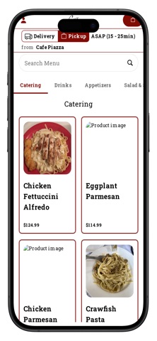 Cafe Piazza iPhone screenshot