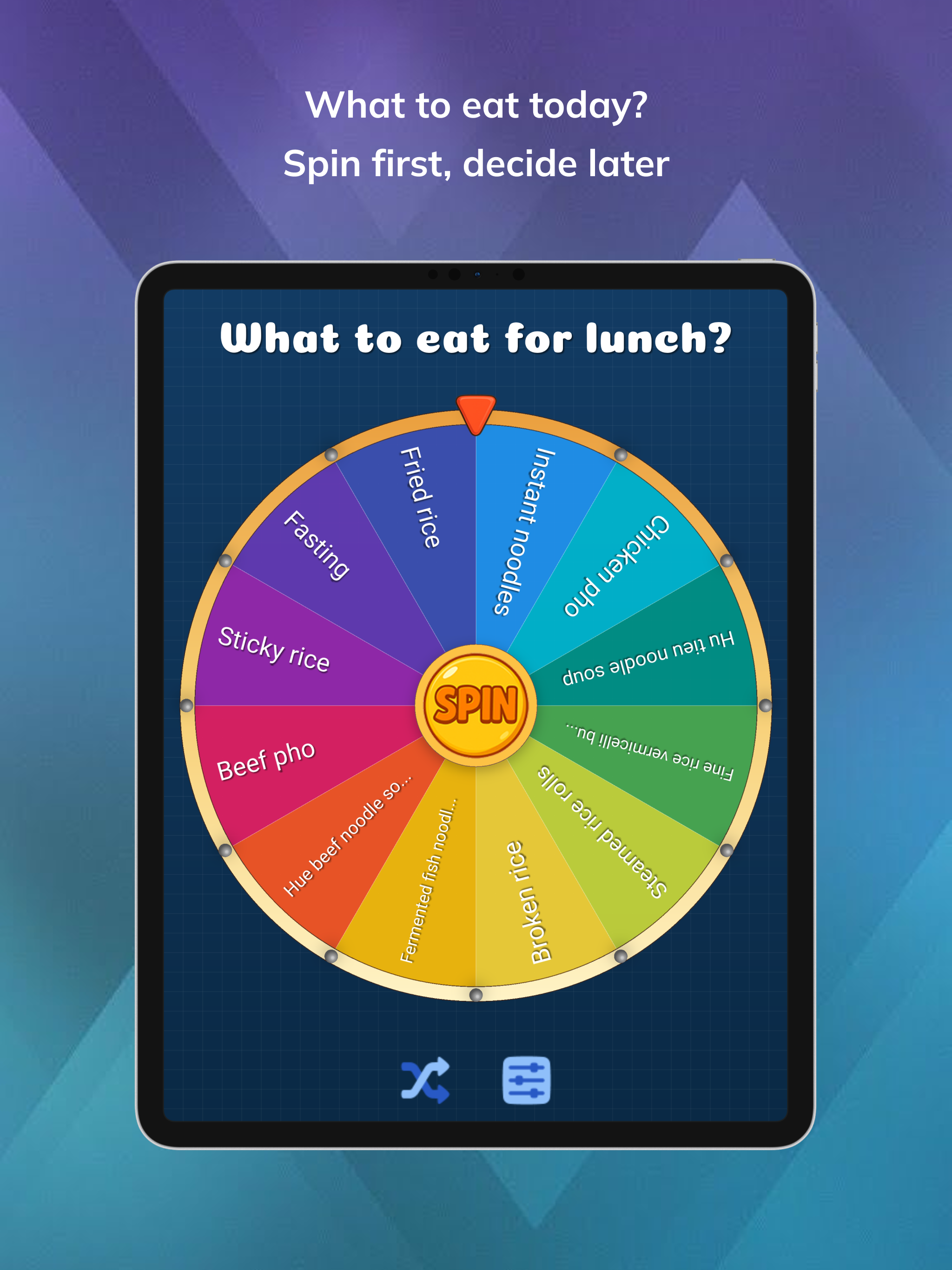 Spin Random