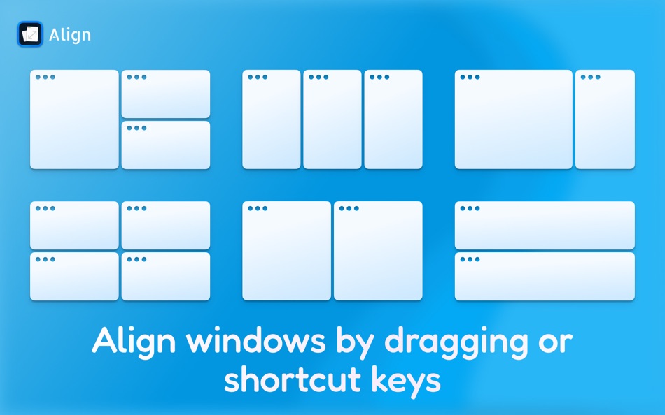 #1. Align - Organize App Windows (macOS) 由: 尚辉 李