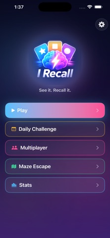 I Recall: Memory Game Screenshot 2 of 8