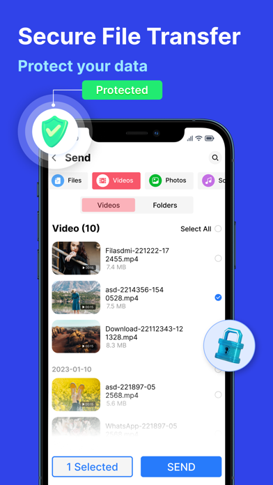 Zinshot: File Sharing Screenshot