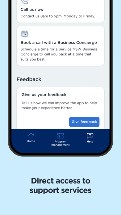 Service NSW Business Bureau Screenshot