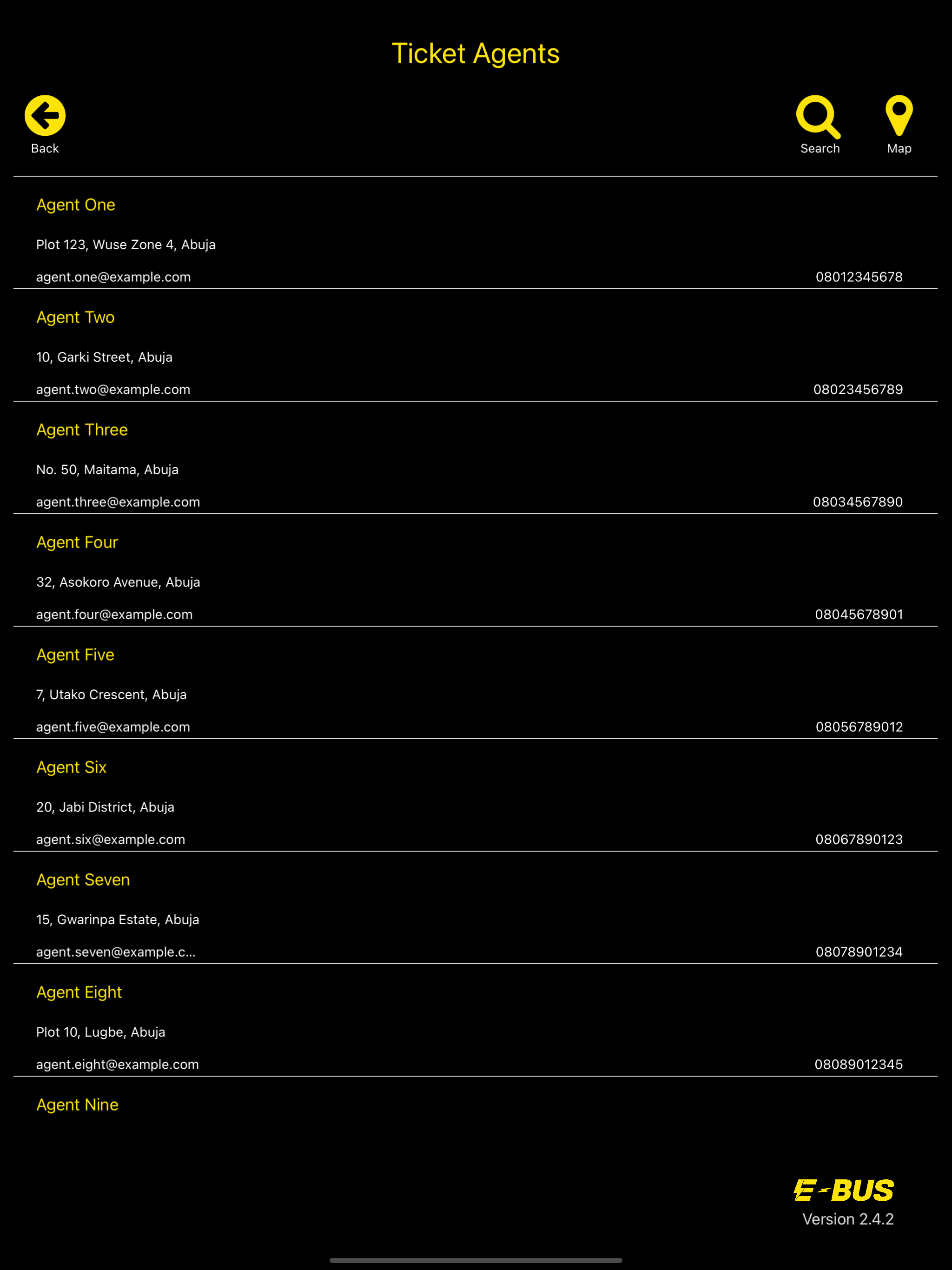 E-Bus App