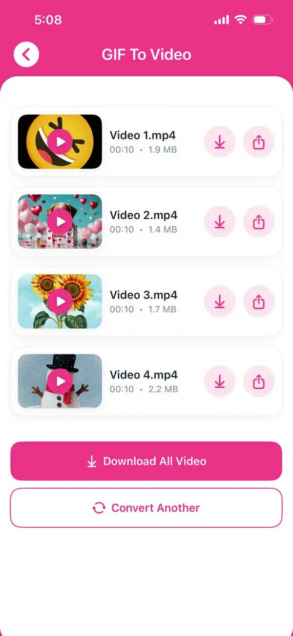 GIF to Video screenshot
