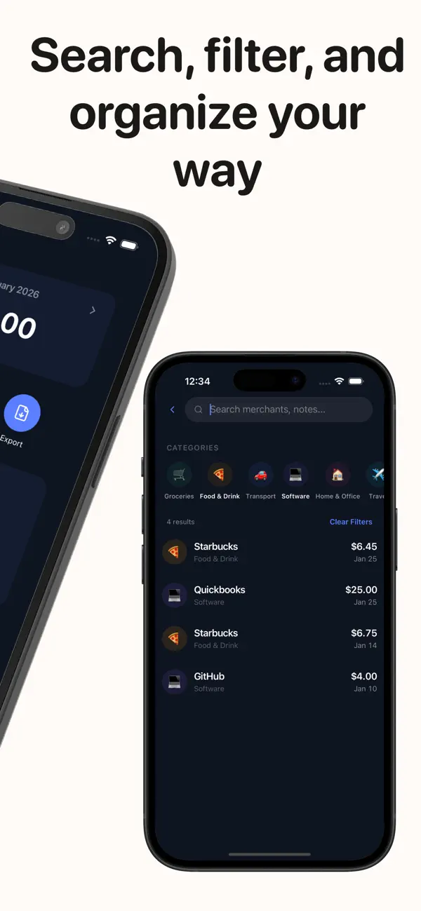 Screenshot #3 pour Slipbox - Offline Expenses
