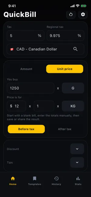 QuickBill: Receipt Tracker screenshot 2