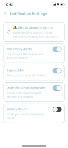 Milk Tracking Screenshot 5 of 7