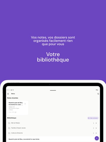 Verso Notes iPad screenshot