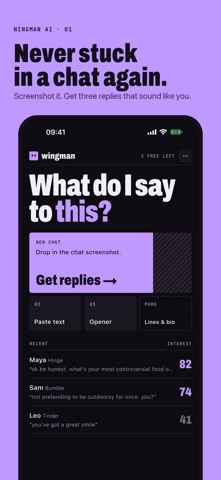 Wingman AI - Dating Assistant Screenshot 1 of 6