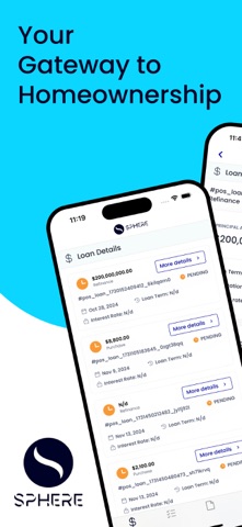Sphere for Borrowers screenshot
