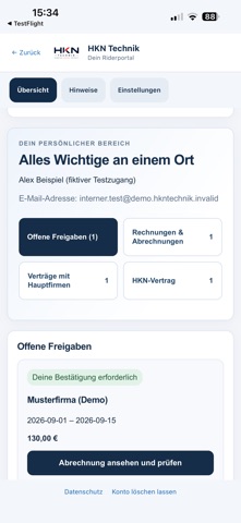 HKN Technik, kuvakaappaus 3