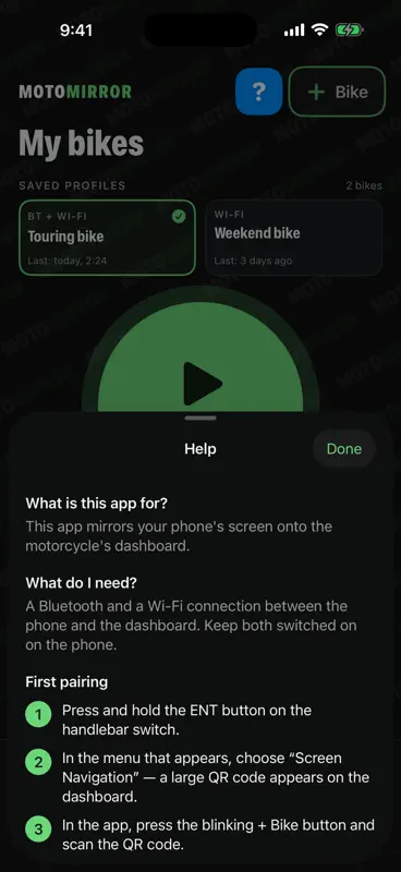 MotoMirror – Bike Dash screenshot 2 of 4