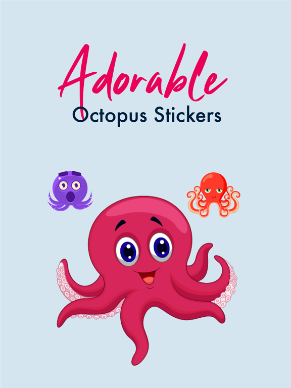 Screenshot #4 pour Adorable Octopus Stickers