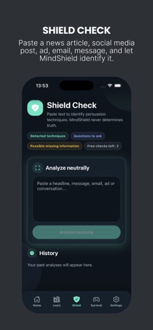 MindShield? iPhone screenshot