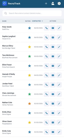 RecruiTrack screenshot