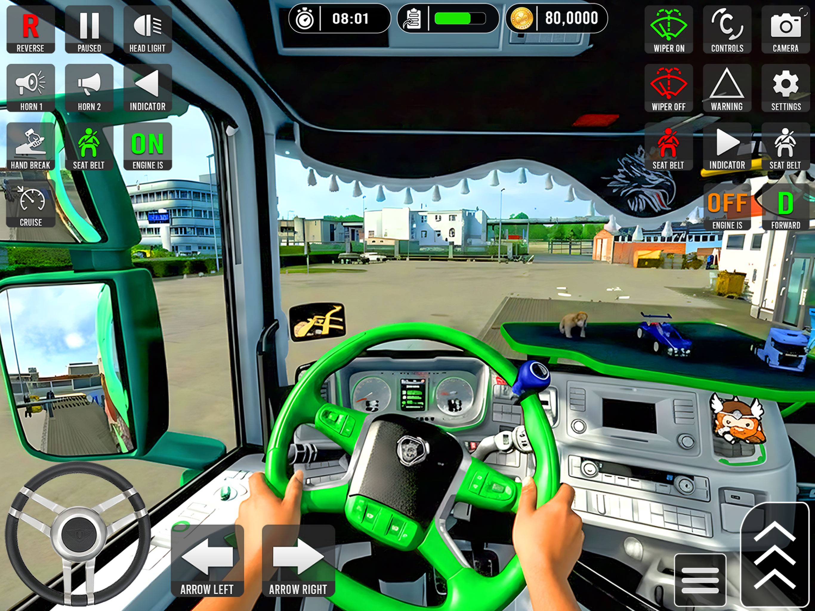 Long Route Driving Journey