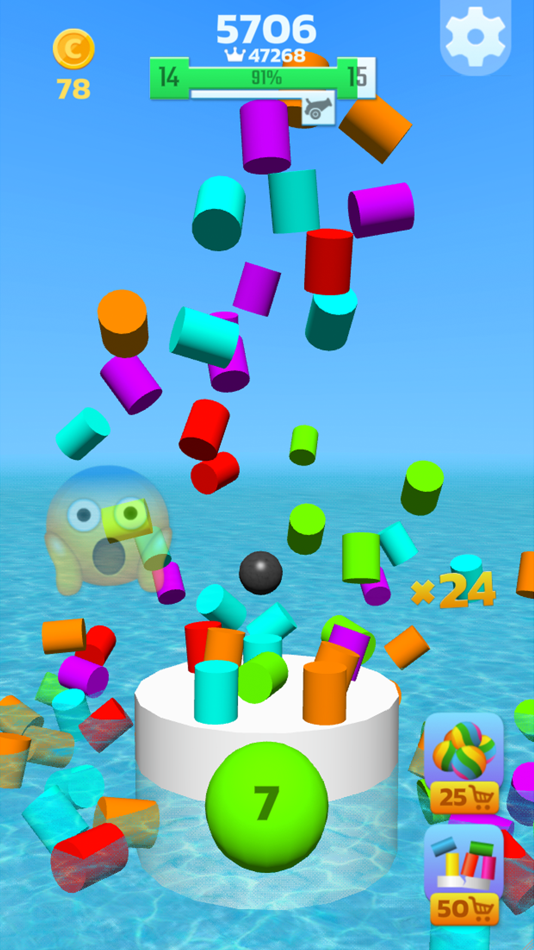 #2. Tower Crash 3D (iOS) 由: famobi