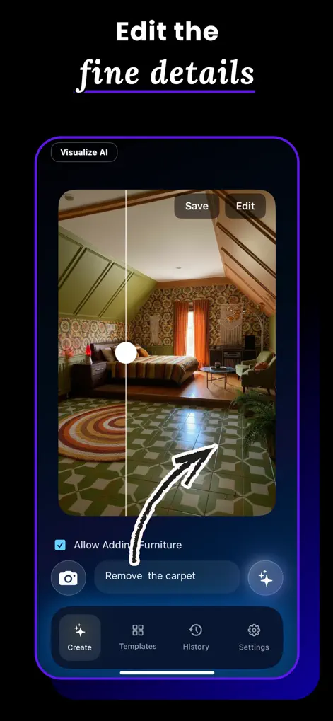 Visualize AI: Interior Design - Lifestyle App | MWM