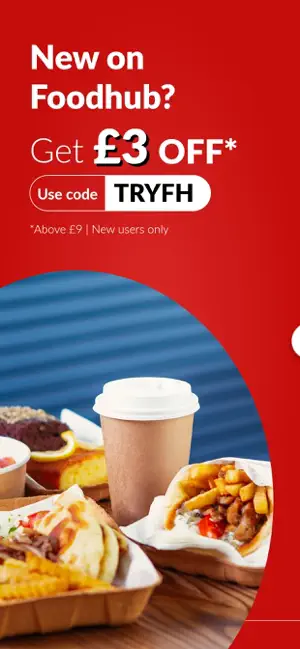 Foodhub - Online Takeaways iPhone screenshot 1