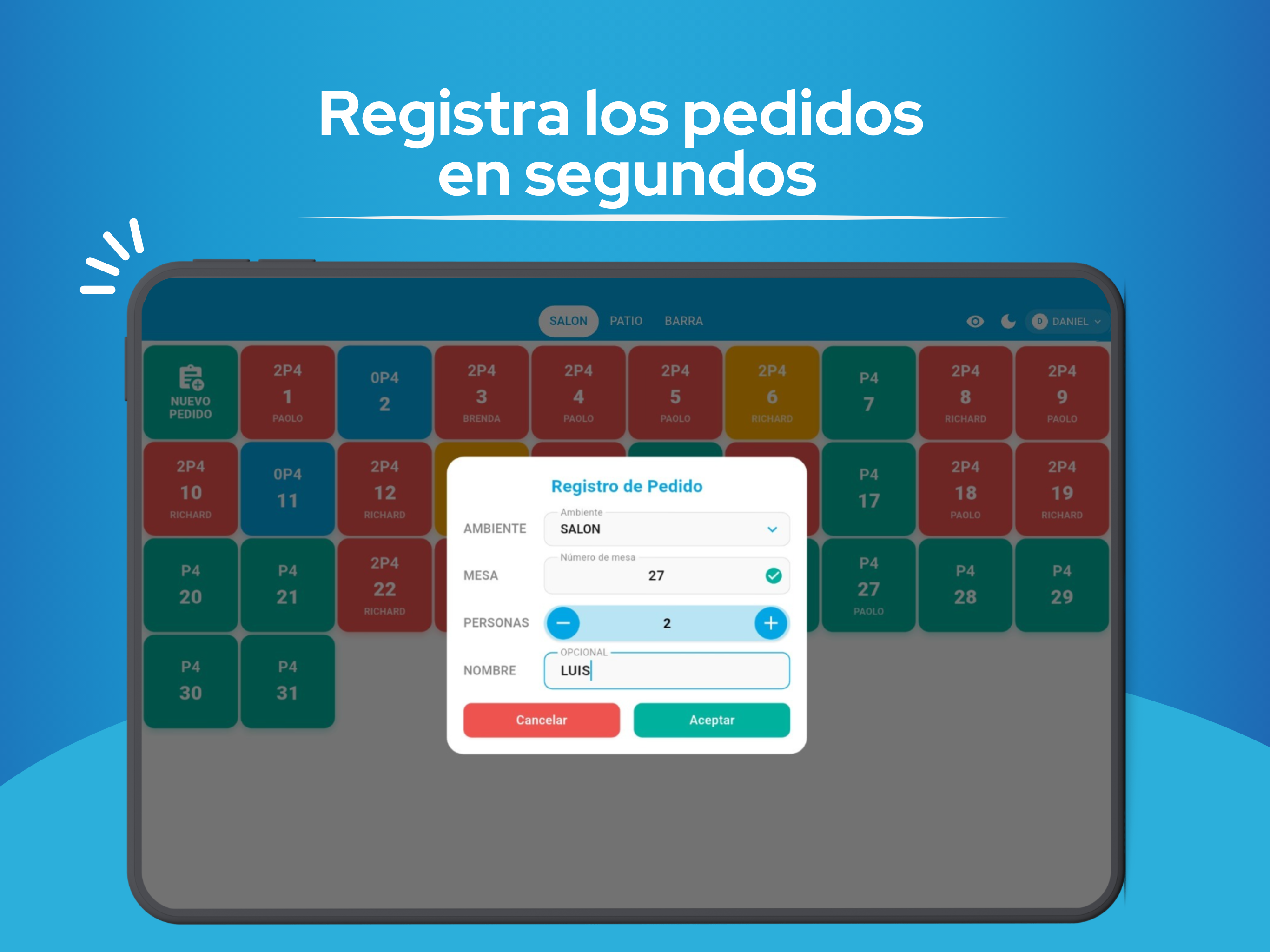 Luchito: Comanda para Mozos screenshot 10