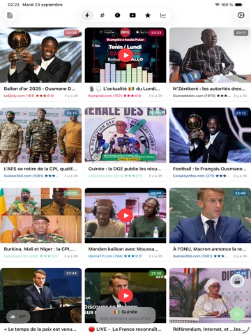Actu Guinée - infos complètes iPad screenshot