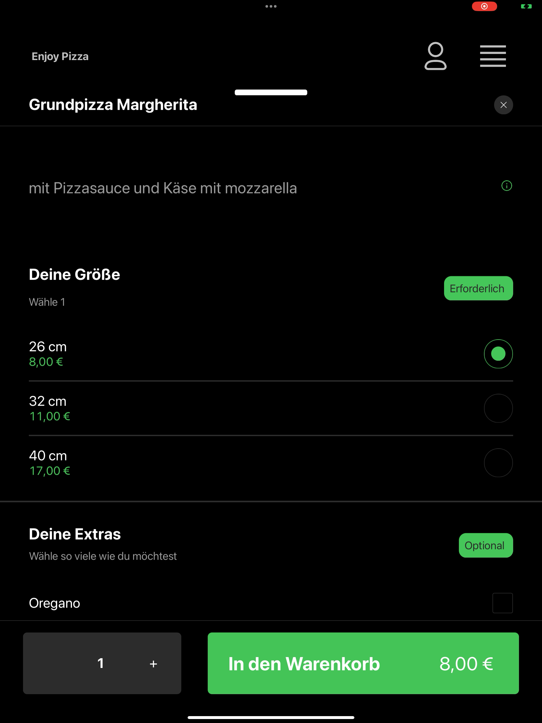 Enjoy Pizza DE screenshot 14