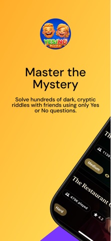 Dark Stories: Yes/No Puzzle iPhone screenshot