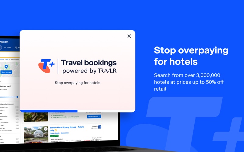 Telstra Plus Travel screenshot