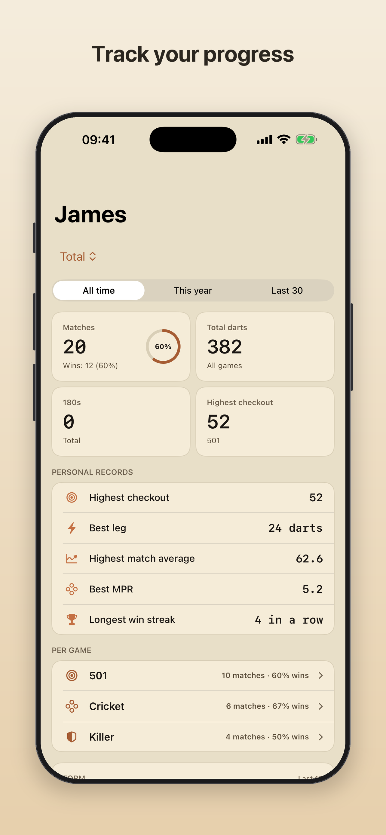 Dart games & counter screenshot 3