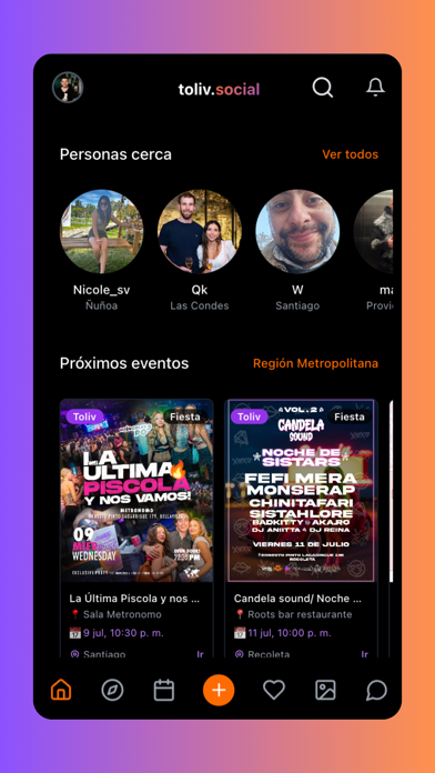 Toliv Social Screenshot