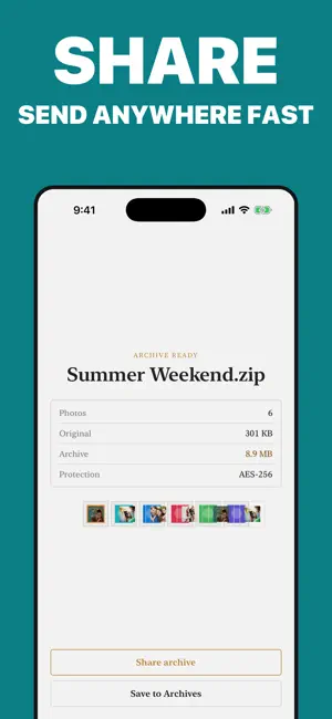 Photo to ZIP - Image to Zip screenshot 3