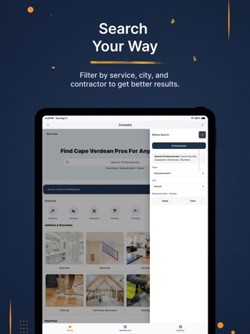 Zenaslist iPad screenshot