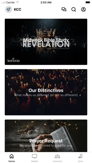Koinonia Calvary Chapel screenshot 1