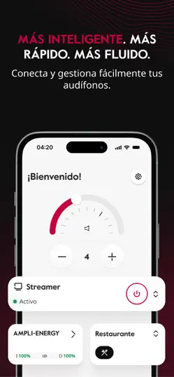 Captura de pantalla de Amplifon App en iPhone 1
