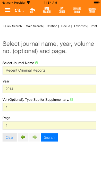 Mega Law Reporter Screenshot