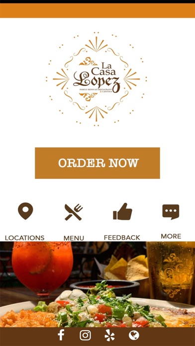 Screenshot 1 of La Casa Lopez Restaurant App