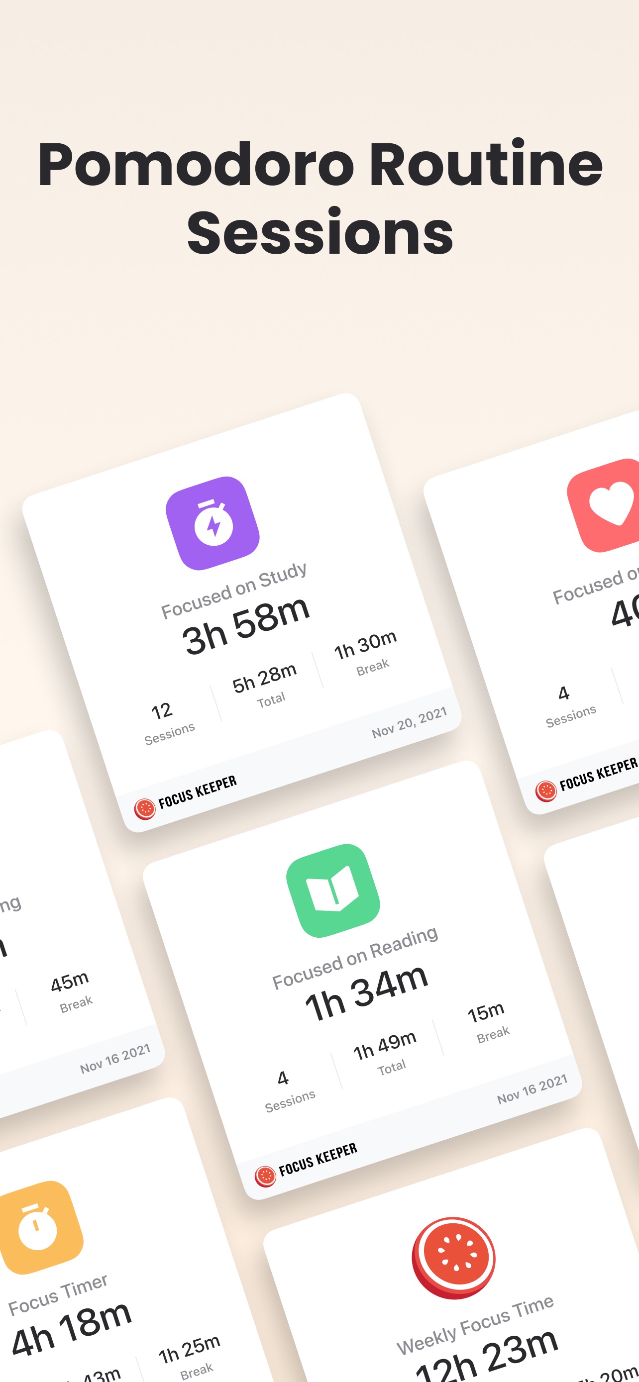 Focus Keeper - Pomodoro Timer 스크린샷 6