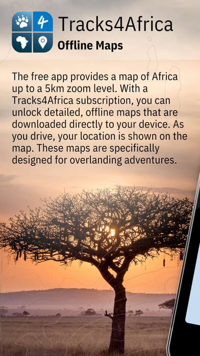 Tracks4Africa App iPhone screenshot 1