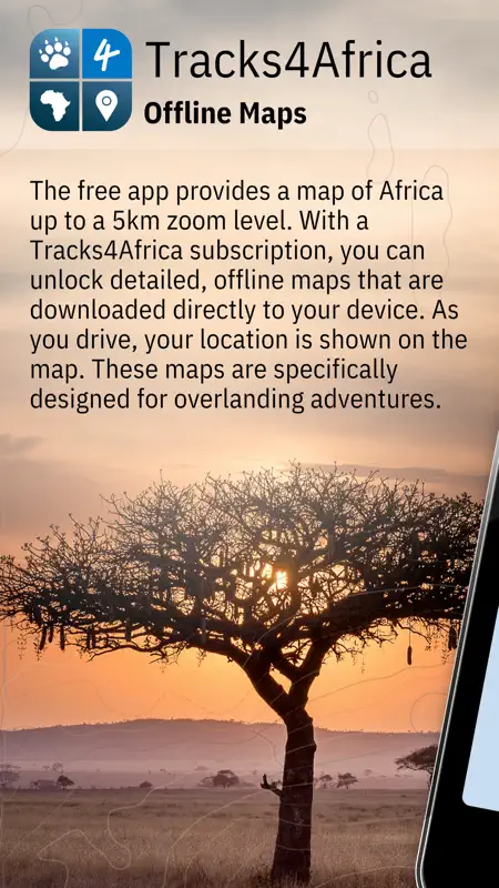 Tracks4Africa App screenshot 1 of 6