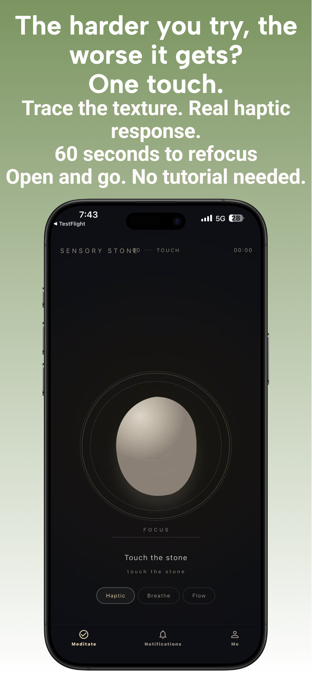 Worry Stone AI: Focus & Calm screenshot 2