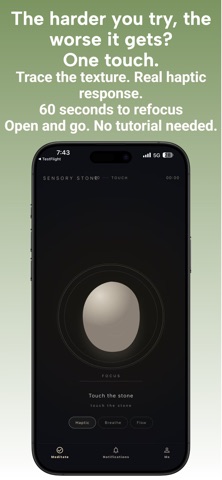 Worry Stone AI: Focus & Calm Screenshot 2 of 4