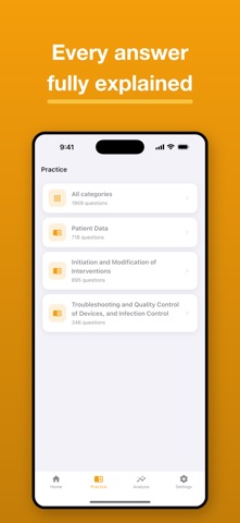 RRT Respiratory Exam Prep Screenshot 3 of 6